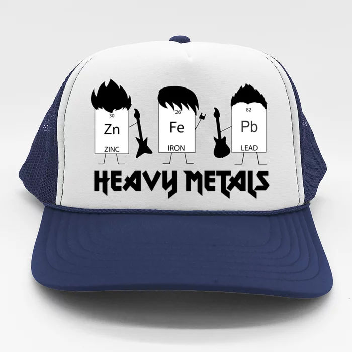 Heavy Metals Periodic Table Of Elements Trucker Hat