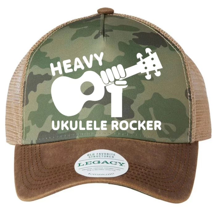 Heavy Ukulele Rocker Musical Instrument Acoustic Guitar Legacy Tie Dye Trucker Hat