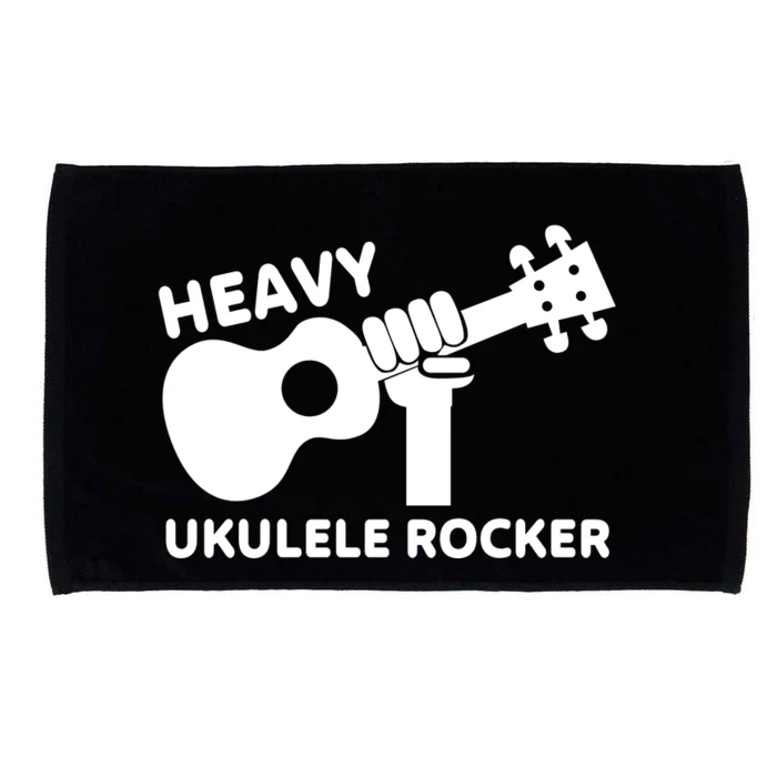 Heavy Ukulele Rocker Musical Instrument Acoustic Guitar Microfiber Hand Towel