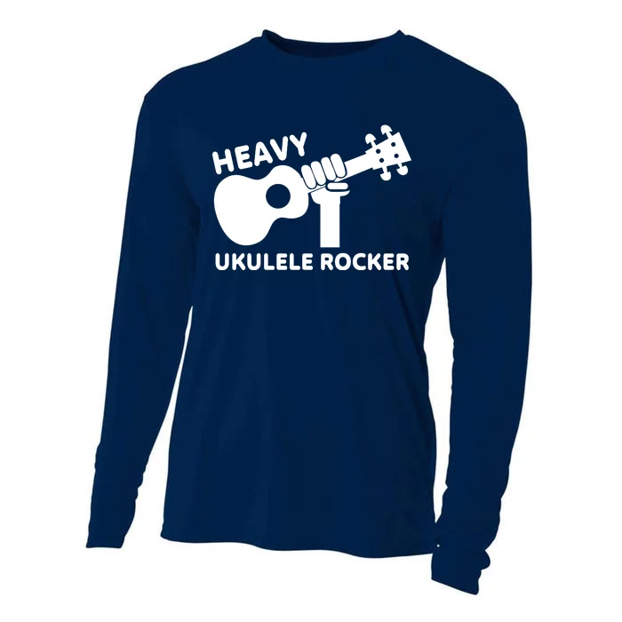 Heavy Ukulele Rocker Musical Instrument Acoustic Guitar Cooling Performance Long Sleeve Crew