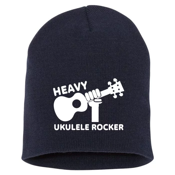 Heavy Ukulele Rocker Musical Instrument Acoustic Guitar Short Acrylic Beanie