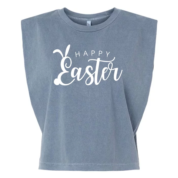 Happy Easter Bunny Holiday Garment-Dyed Women's Muscle Tee