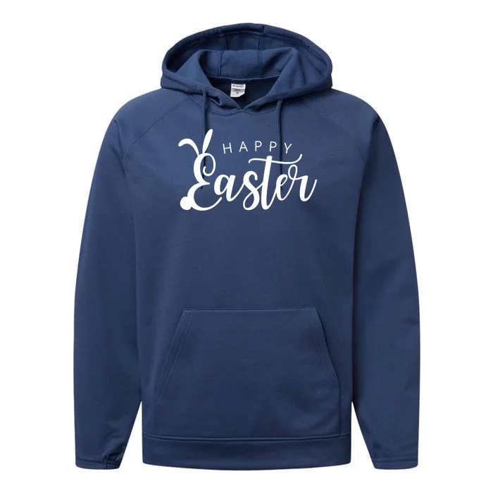 Happy Easter Bunny Holiday Performance Fleece Hoodie