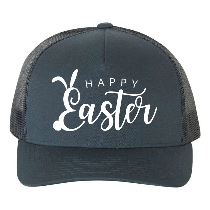 Happy Easter Bunny Holiday Yupoong Adult 5-Panel Trucker Hat