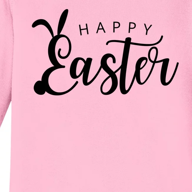 Happy Easter Bunny Holiday Baby Long Sleeve Bodysuit