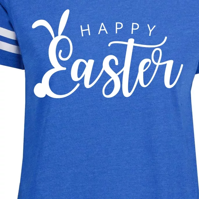 Happy Easter Bunny Holiday Enza Ladies Jersey Football T-Shirt