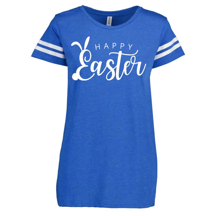 Happy Easter Bunny Holiday Enza Ladies Jersey Football T-Shirt