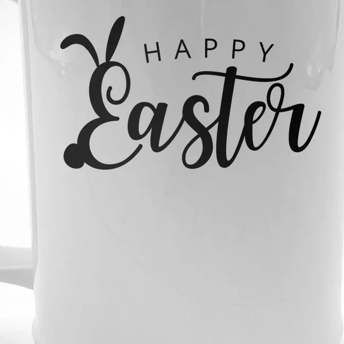 Happy Easter Bunny Holiday Front & Back Beer Stein