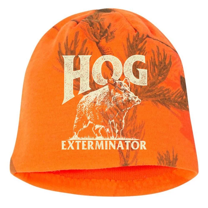 Hog Exterminator - Boar Hunting Wild Hog Hunter Kati - Camo Knit Beanie