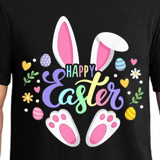 Happy Easter Bunny Easter Egg Hunt Squad Easter Pajama Set