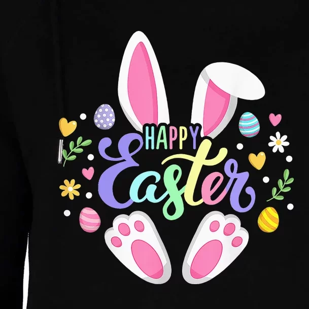 Happy Easter Bunny Easter Egg Hunt Squad Easter Womens Funnel Neck Pullover Hood