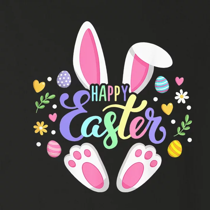 Happy Easter Bunny Easter Egg Hunt Squad Easter Toddler Long Sleeve Shirt