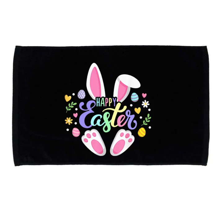 Happy Easter Bunny Easter Egg Hunt Squad Easter Microfiber Hand Towel