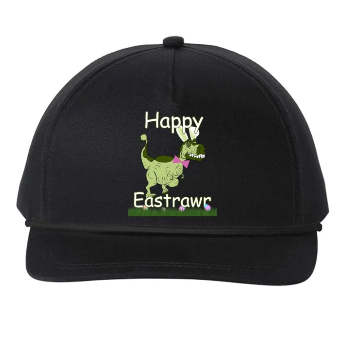 Happy Easter Bunny Dinosaur Rabbit Ears Costume Gift Snapback Five-Panel Rope Hat