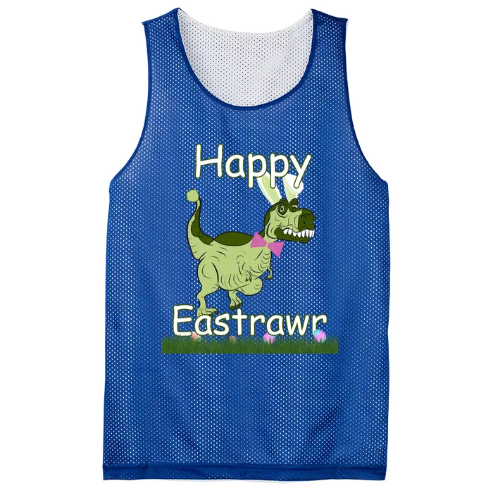 Happy Easter Bunny Dinosaur Rabbit Ears Costume Gift Mesh Reversible Basketball Jersey Tank