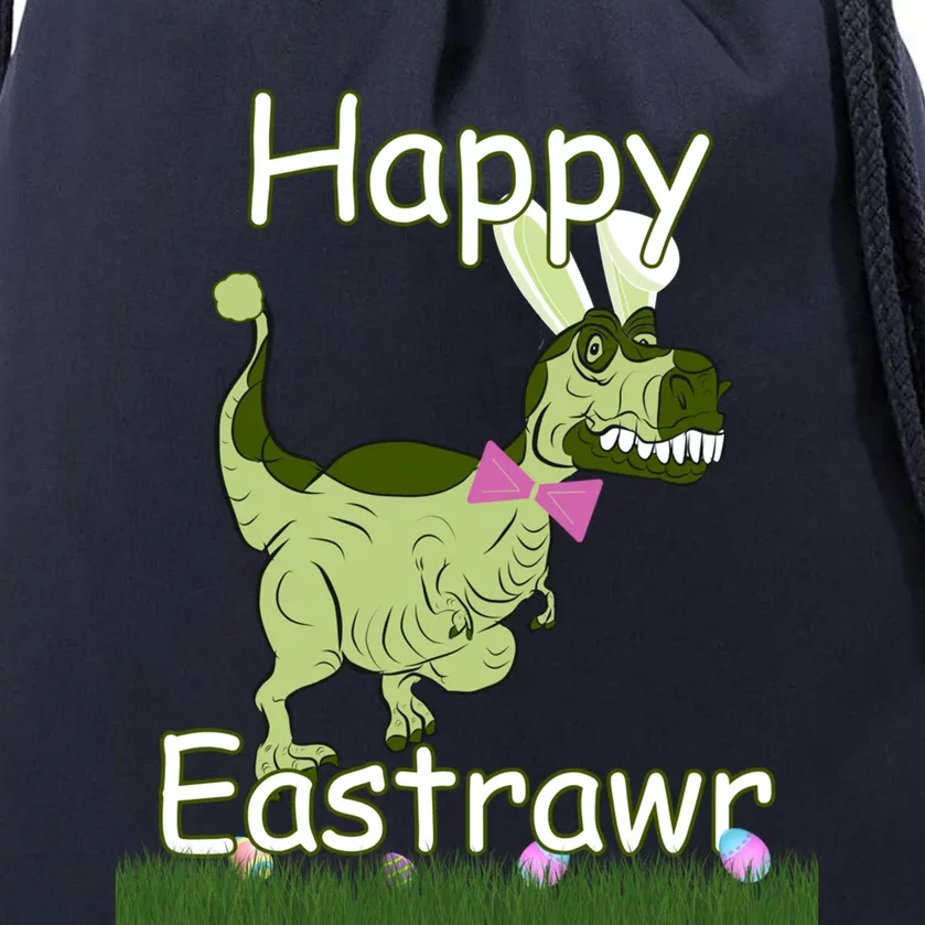 Happy Easter Bunny Dinosaur Rabbit Ears Costume Gift Drawstring Bag