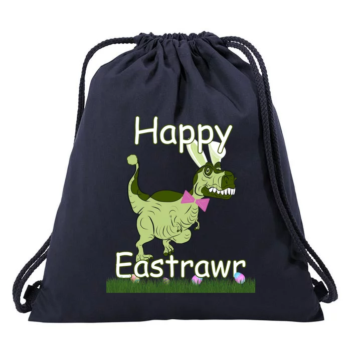 Happy Easter Bunny Dinosaur Rabbit Ears Costume Gift Drawstring Bag