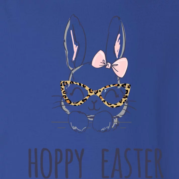 Hoppy Easter Bunny With Cheetah Glasses For The Mom Gift Toddler Long Sleeve Shirt