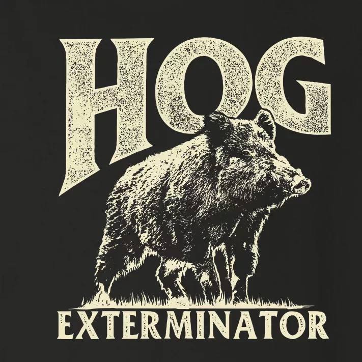 Hog Exterminator Boar Hunting Wild Hog Hunter Toddler Long Sleeve Shirt