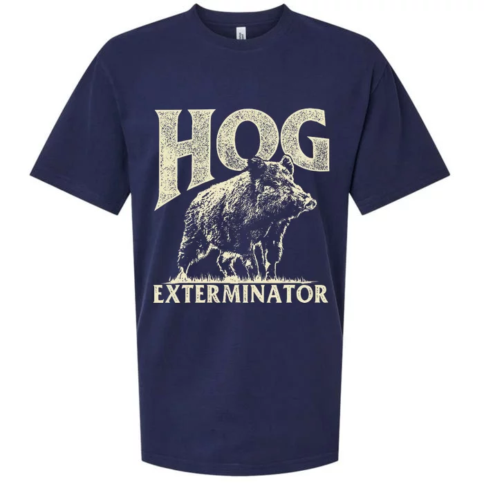 Hog Exterminator Boar Hunting Wild Hog Hunter Sueded Cloud Jersey T-Shirt