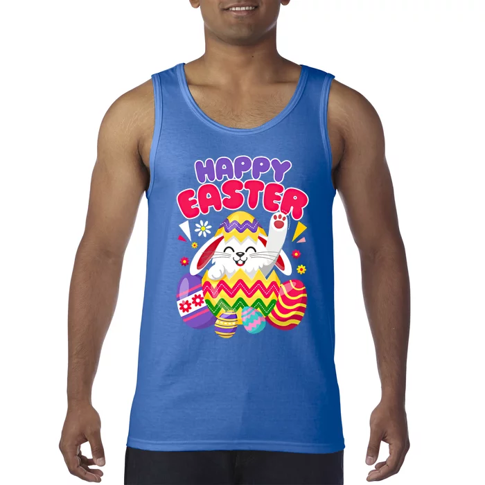 Happy Easter Bunny Easter Eggs Cute Gift Tank Top