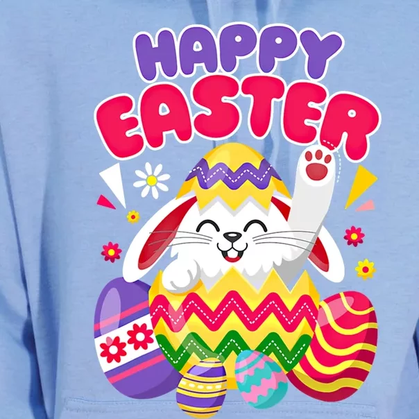 Happy Easter Bunny Easter Eggs Cute Gift Unisex Surf Hoodie