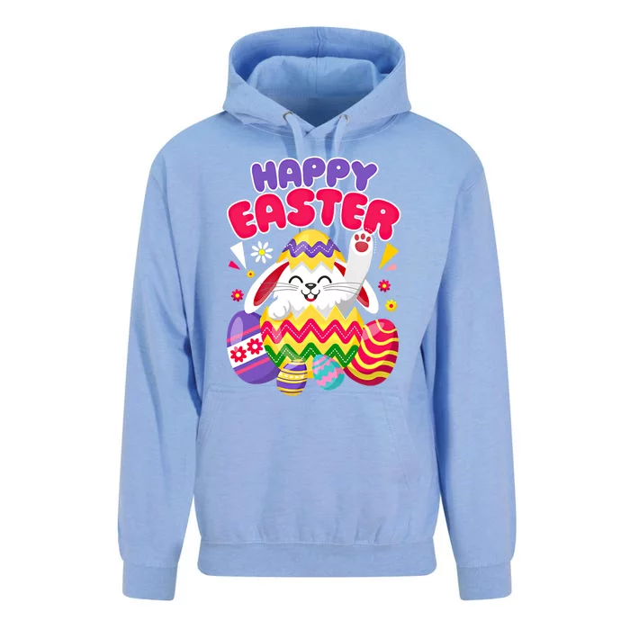 Happy Easter Bunny Easter Eggs Cute Gift Unisex Surf Hoodie