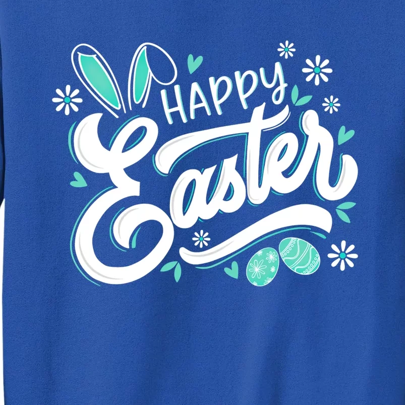 Happy Easter Bunny Rabbit Face Easter Day Great Gift Sweatshirt