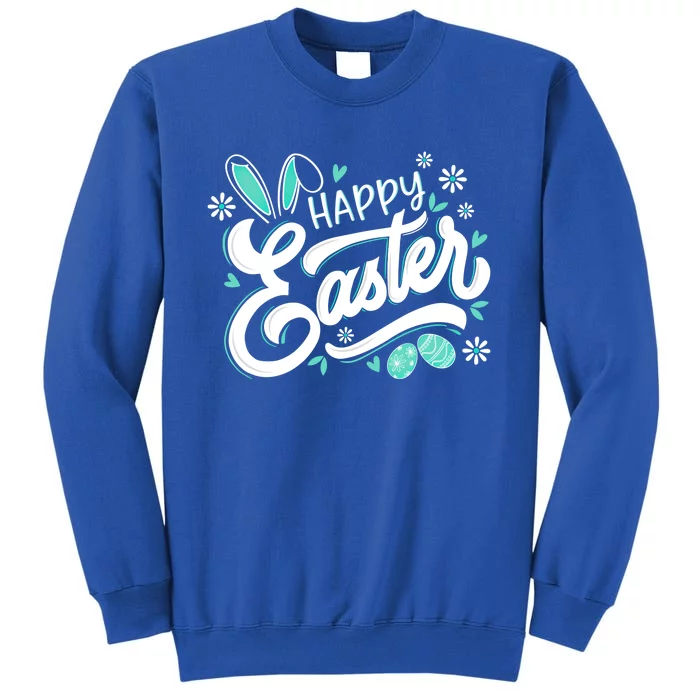 Happy Easter Bunny Rabbit Face Easter Day Great Gift Sweatshirt