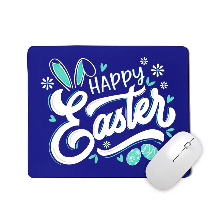 Happy Easter Bunny Rabbit Face Easter Day Great Gift Mousepad