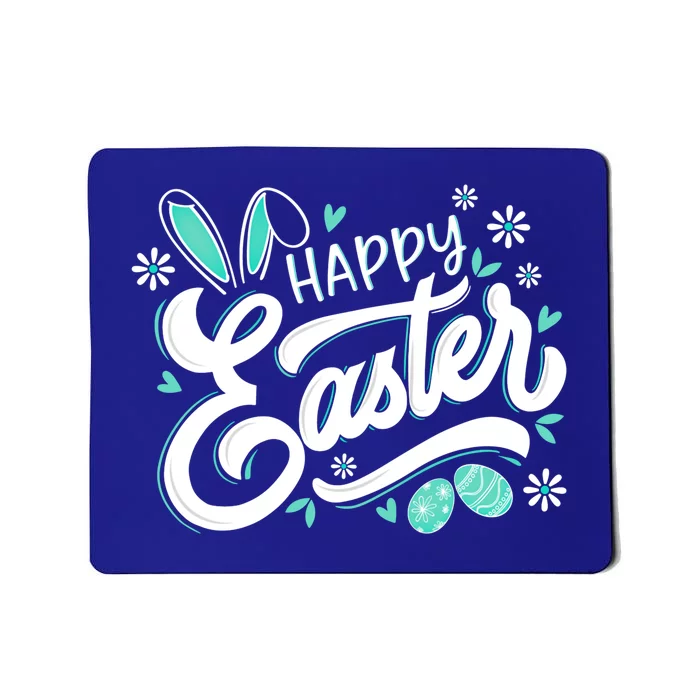 Happy Easter Bunny Rabbit Face Easter Day Great Gift Mousepad