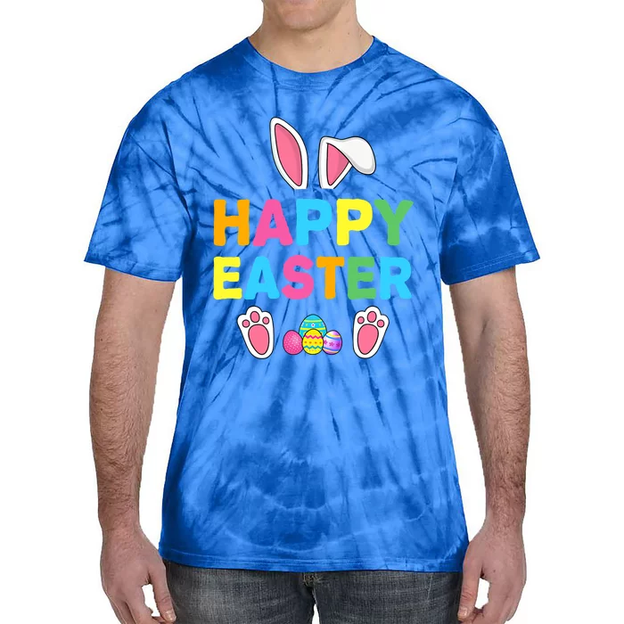 Happy Easter Bunny Rabbit Face Funny Easter Day Gift Tie-Dye T-Shirt