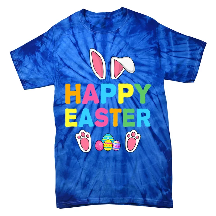 Happy Easter Bunny Rabbit Face Funny Easter Day Gift Tie-Dye T-Shirt