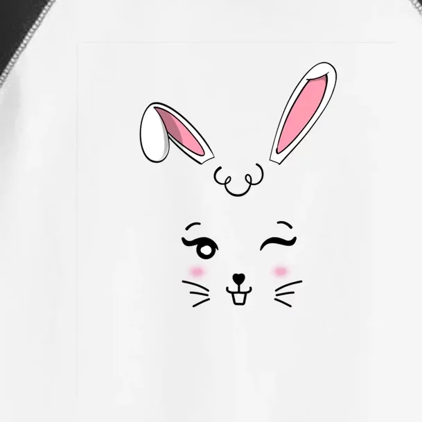 Happy Easter Bunny Rabbit Outfit Design Gift Toddler Fine Jersey T-Shirt