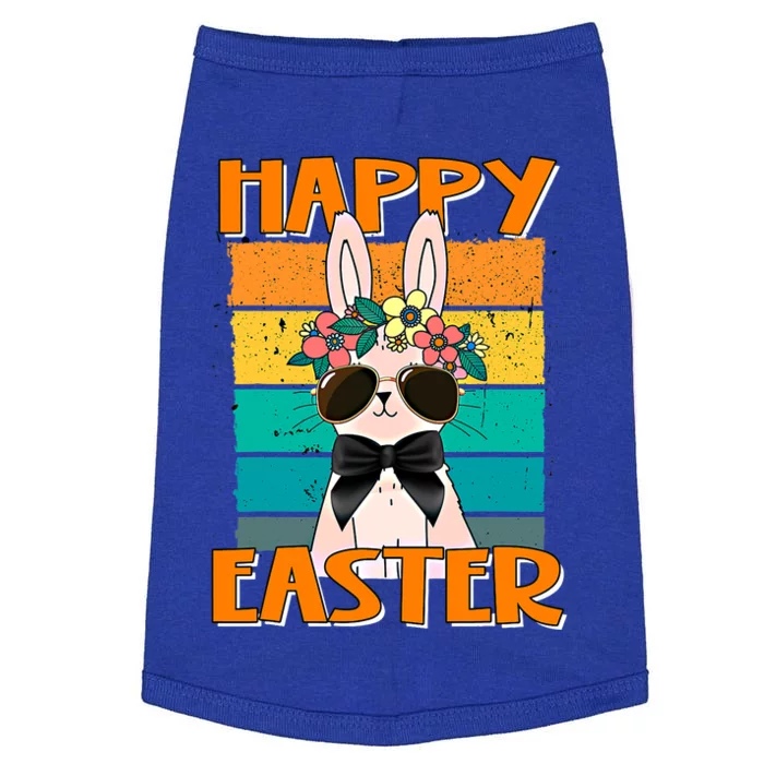 Happy Easter Bunny Retro Rabbit Clothes Easter Day Cute Great Gift Doggie Tank