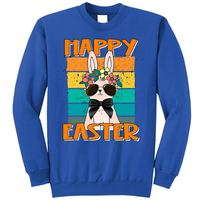 Happy Easter Bunny Retro Rabbit Clothes Easter Day Cute Great Gift Sweatshirt