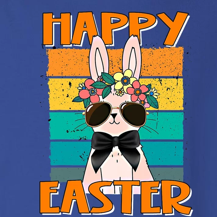 Happy Easter Bunny Retro Rabbit Clothes Easter Day Cute Great Gift Toddler Long Sleeve Shirt