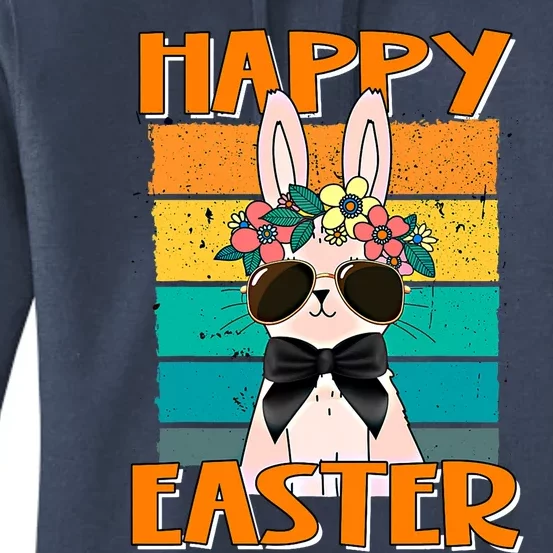 Happy Easter Bunny Retro Rabbit Clothes Easter Day Cute Great Gift Women's Pullover Hoodie