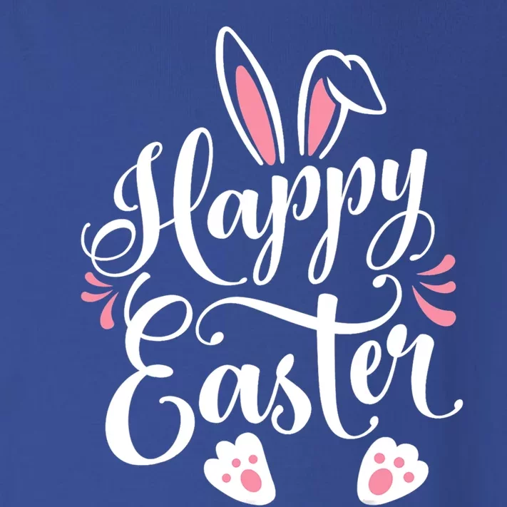 Happy Easter Bunny Rabbit Face Funny Easter Day Gift Toddler Long Sleeve Shirt