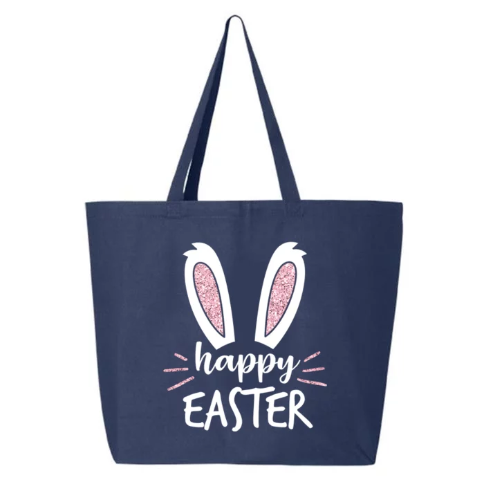 Happy Easter Bunny Ears 25L Jumbo Tote