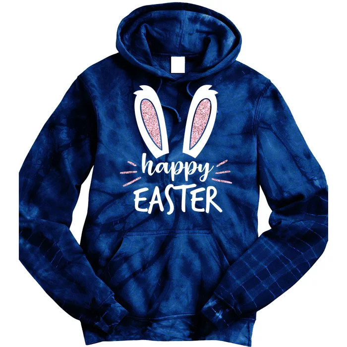 Happy Easter Bunny Ears Tie Dye Hoodie