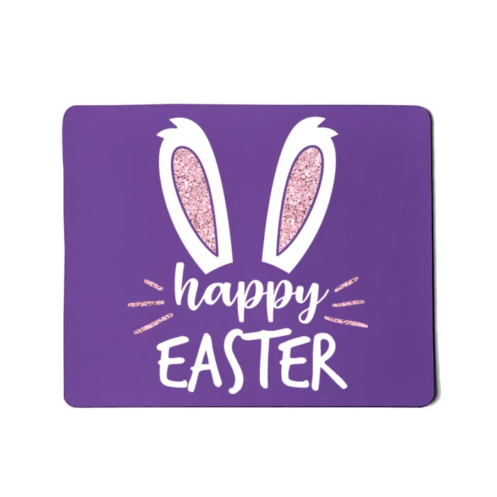 Happy Easter Bunny Ears Mousepad