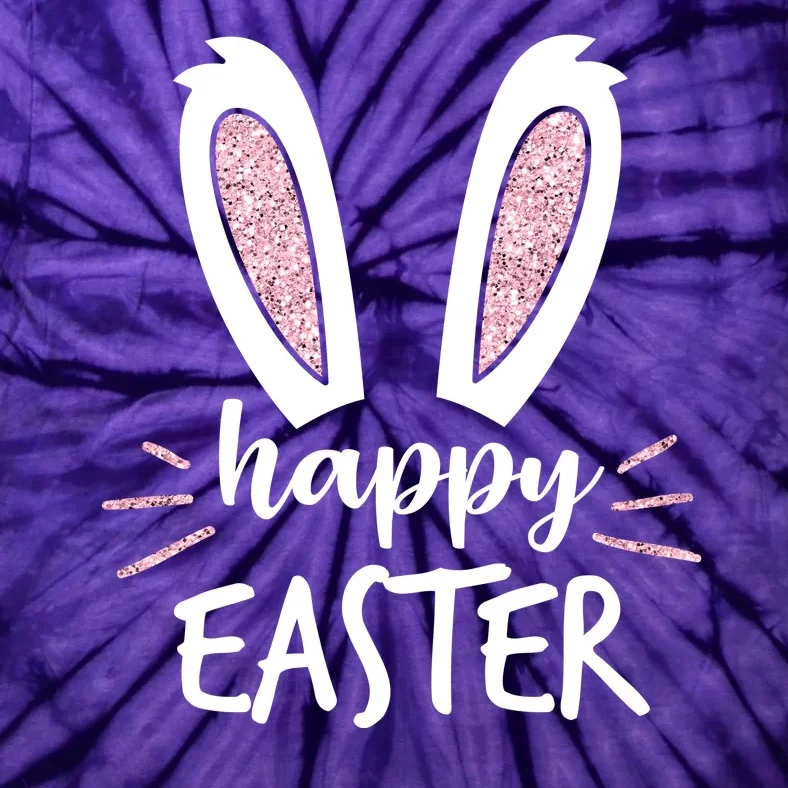 Happy Easter Bunny Ears Tie-Dye T-Shirt