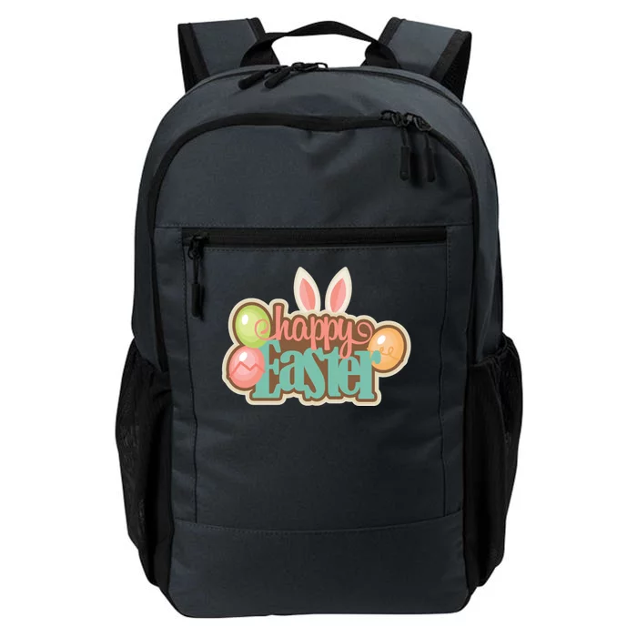 Happy Easter Bunny Ears Holiday Daily Commute Backpack