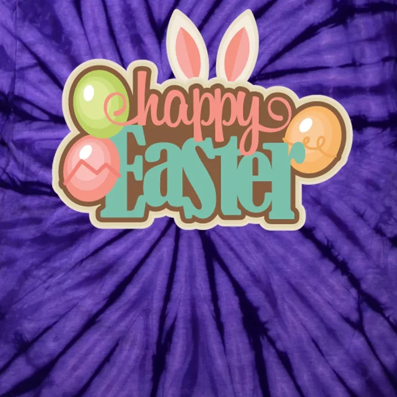 Happy Easter Bunny Ears Holiday Tie-Dye T-Shirt