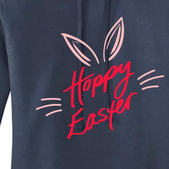 Happy Easter Bunny Ears Women's Pullover Hoodie