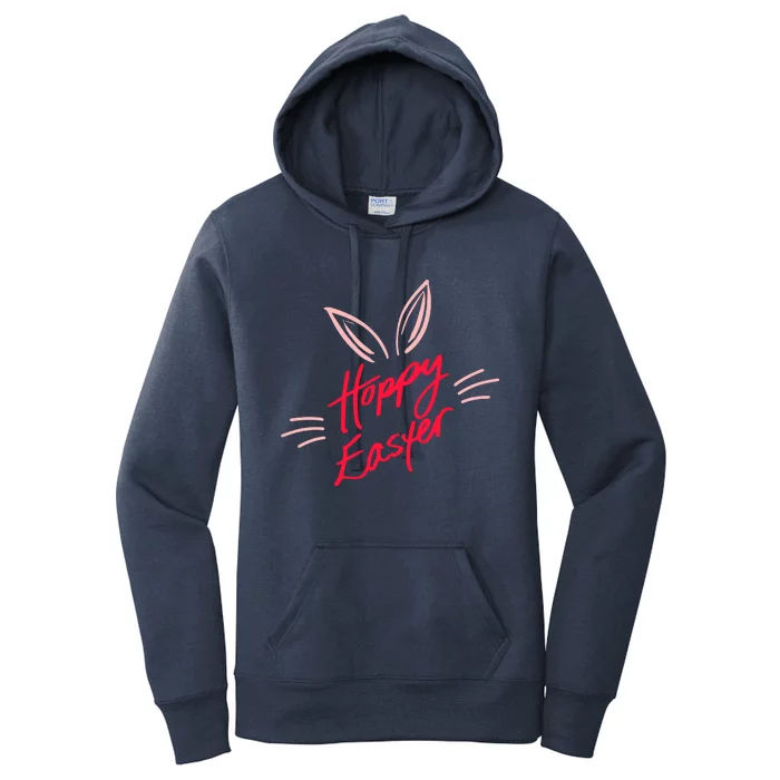 Happy Easter Bunny Ears Women's Pullover Hoodie