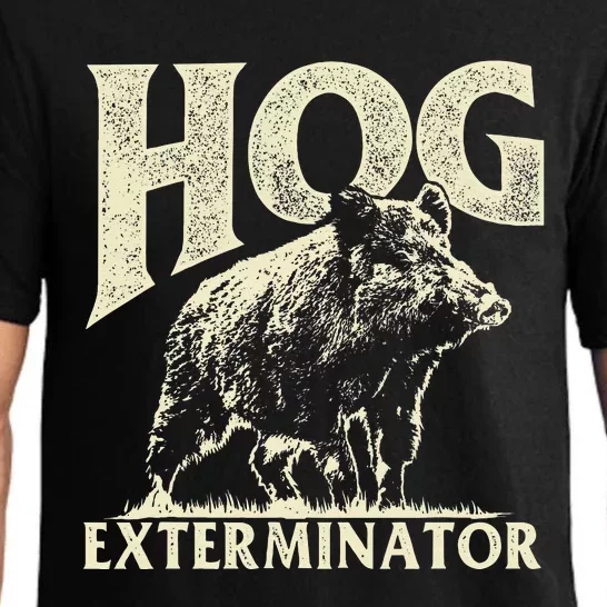 Hog Exterminator Boar Hunting Wild Hog Hunter Pajama Set