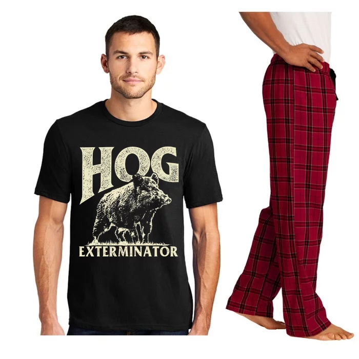 Hog Exterminator Boar Hunting Wild Hog Hunter Pajama Set