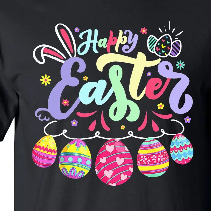 Happy Easter Bunny Spring Easter Egg Hunt Easter Tall T-Shirt